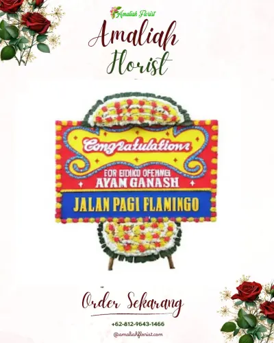 Bunga Papan Congratulation di Cikaret